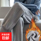 高品質(zhì)加絨加厚華棉衛褲顯瘦束腳運動(dòng)褲高腰寬松外穿休閑褲男女款 【加絨款】華棉灰色 L 【110-125斤】