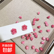 巨美巨好看桃紅扎染玫瑰花耳釘女精致高級感小眾塑料針百搭耳環(huán) 桃紅色扎染玫瑰花耳釘 一對裝
