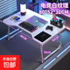 辦公電腦桌可折疊筆記本電腦桌宿舍電競風(fēng)碳纖維宿舍床上桌學(xué)習桌 【競技平面版】80X52CM（奢華版白紋理） 【高奢電競桌】加固碳鋼腿.升級加固不搖晃