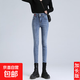 逛街修身牛仔褲緊身顯瘦舒適透氣春夏新款簡(jiǎn)約百搭日常2025顯身材 藍色-加長(cháng) 28