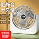 臺式桌面小風(fēng)扇迷你USB充電便攜風(fēng)扇學(xué)生靜音桌面風(fēng)扇小型大風(fēng)力 6吋臺式高顏值風(fēng)扇|直插一檔|靜音大風(fēng)力|顏色隨機