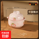飯碗ins風(fēng)飯碗泡面碗湯碗飯碗盤(pán)碗碟熊貓碗螺螄粉雙耳陶瓷碗 草莓-雙耳蓋碗