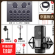 2025新款V8聲卡套裝 ASIO高性能驅動(dòng) 錄音主播設備手機快手抖音唱歌麥克風(fēng)全套k歌喊麥克風(fēng)戶(hù)外 V8聲卡+大振膜方塊麥套裝【高端】