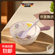 烤箱專用陶瓷烤碗家用帶手柄碗水果沙拉碗卡通學(xué)生宿舍單柄泡面碗 手柄泡面碗【配勺子】
