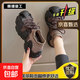 爆款情侶運動(dòng)鞋2025春季新款老爹鞋飛織鞋新款百搭運動(dòng)鞋防水單鞋 卡其色 38