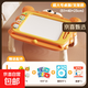 超大號(hào)兒童畫(huà)畫(huà)板磁性寫(xiě)字板幾何印章小孩幼兒1-3歲玩具寶寶涂鴉 橙色帶桌腿-送卡+畫(huà)尺+畫(huà)冊(cè)+支架