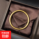 經(jīng)典百搭素圈古法傳承手鐲送父母女友禮物實(shí)心手鐲輕奢手環(huán) 經(jīng)典素圈古法手鐲