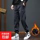 2025新款冬季加絨衛褲男士秋冬款加厚大碼束腳休閑褲燈芯絨男褲子 潮社坊-K162灰色 加絨 （升級版高質(zhì)量款） 4XL （建議165-180斤以?xún)龋? title=