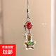 爆款五芒星許愿瓶手機鏈超出片掛件滿(mǎn)天星手機掛飾 好運錦鯉許愿瓶
