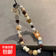 原創(chuàng  )手工串珠手機掛鏈掛繩可愛(ài)童趣手腕短款ccd相機鏈掛飾總動(dòng)員卡通 魚(yú)骨小狗