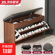入戶(hù)換鞋凳家用門(mén)口可坐鞋柜坐凳一體翻斗鞋架玄關(guān)好物置物架 【翻斗翻蓋款】80cm原野橡木色