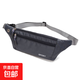 新款男女帆布腰包生意收錢(qián)大容量包運動(dòng)多功能斜挎包休閑手機胸包 灰色【牛津布】腰包 無(wú)規格