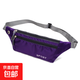 新款男女帆布腰包生意收錢(qián)大容量包運動(dòng)多功能斜挎包休閑手機胸包 紫色【牛津布】腰包 無(wú)規格