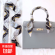 絲巾女小長(cháng)條領(lǐng)巾綁包綁頭發(fā)裝飾手巾韓版百搭潮披肩小方巾圍巾 氣質(zhì)灰 90CM