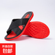 越南橡膠居家拖鞋男士戶(hù)外休閑軟底不臭腳旅游度涼拖鞋沙灘 黑紅 43