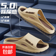 涼拖鞋夏天韓版防滑男款夏季外穿家居室內厚底防滑休閑涼拖鞋 卡其色（升級版） 808 42 -43 【偏小一碼】