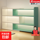 書(shū)架桌面置物架家用學(xué)生書(shū)桌收納架桌上多層書(shū)柜簡(jiǎn)易小型儲物柜子 天空之戀四層【伸縮60CM-120CM】