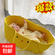 出院籃子車(chē)載安全睡籃嬰兒提籃外出便攜式手提籃新生兒安全 黃色小雞（不含海綿） 70*40*25