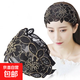 遮白發(fā)寬邊蕾絲刺繡發(fā)箍網(wǎng)狀頭箍遮疤發(fā)卡頭飾發(fā)箍時(shí)尚發(fā)箍 1個(gè)黑色