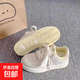 板鞋女2025春季新款爆款春天鞋子厚底增高松糕鞋內女鞋運動(dòng)小白鞋 米黃 38