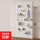 方形實(shí)木洞洞板置物架暖白色玄關(guān)入戶(hù)墻面收納架客廳臥室掛衣架 方形暖白色[不包安裝] 120*60cm【厚18mmENF級實(shí)木板】