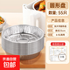 錫紙空氣炸鍋專(zhuān)用紙家用食品級加厚燒烤錫箔紙盤(pán)圓形鋁箔紙錫紙碗 圓形錫紙盤(pán)9寸55只