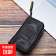 手工擦色水洗植鞣牛皮多功能大容量門(mén)用汽車(chē)鑰匙包日系復古收納包 黑色 SG117