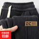 燈芯絨褲子男士秋冬款寬松大碼束腳褲加絨長(cháng)褲秋季運動(dòng)休閑衛褲男 潮社坊-K123黑色 常規 高質(zhì)量款 XL （建議120-130斤以?xún)龋? title=