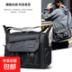 妍雨潮流大容量斜挎背包運動(dòng)機能風(fēng)挎包商務(wù)出差短途旅行包便捷郵 黑色