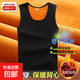 2025冬新款中老年修身風(fēng)無(wú)袖背心坎肩潮流簡(jiǎn)約百搭加絨加厚短袖男 黑色-A022加絨馬甲 2XL
