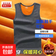 2025冬新款中老年修身風(fēng)無(wú)袖背心坎肩潮流簡(jiǎn)約百搭加絨加厚短袖男 深灰色-A022加絨馬甲 2XL