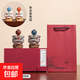 2025新款變色茶寵擺件精品可養創(chuàng  )意高級感醒獅茶玩茶桌茶具配件 瑞獅擎珠【紅藍一對----變色款】+紅色禮盒