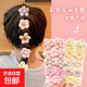 兒童花朵發(fā)圈高顏值不傷發(fā)橡皮筋小女孩扎頭發(fā)彈性好頭繩女童發(fā)夾 蜜粉花朵10件套【opp袋裝】