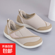 大頭寬腳媽媽鞋拇外翻老人鞋舒適中老年人腳腫專(zhuān)用鞋軟底奶奶布鞋 卡其（女 ） 39  標準運動(dòng)碼