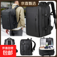 【新秀麗制造商】擴展旅行背包簡(jiǎn)約商務(wù)出差電腦雙肩背包 黑色
