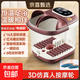 全自動(dòng)加熱按摩足浴盆泡腳桶恒溫桶家用電動(dòng)智能洗腳盆按摩器非木桶送爸媽禮物足療神器 【電腦數顯款】紅光理療+氣泡按摩+足浴藥包+防滑墊