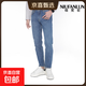 【Lee代工】紐梵倫復(fù)古色重工牛仔褲男潮流微錐錐形2025新款長褲 中藍(lán)色 （出行百搭色） 32 （140-155斤）