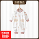 【貝樂(lè )咿四季爬服】嬰兒純棉連體衣新生兒連身衣無(wú)骨長(cháng)袖衣服 6386動(dòng)物會(huì ) 73cm 73cm