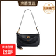 【CK制造商】斜挎包時(shí)尚潮流女包高級感百搭腋下包包新款通勤禮物 黑色金扣