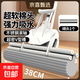 【品質(zhì)優(yōu)選】家用免手洗滾輪式膠棉拖把吸擠水懶人海綿強吸水拖地 38膠棉拖把(1個(gè)棉頭)