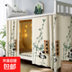學(xué)生宿舍遮光床簾下鋪專(zhuān)用隱私床遮擋簾床圍擋布單片掛布寢室窗簾 米底竹熊貓【送繩子掛鉤】 200cm*115cm 2片圍三面