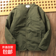 貼身棉衣內膽打底內穿小棉襖男秋冬夾棉大碼復古胖子棉衣潮流外套 綠色 L