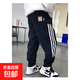 男童衛褲2025春秋款新款中大童外穿燈芯絨秋季休閑褲寬松運動(dòng)褲 黑色 【清倉特價(jià)】 150
