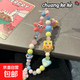 原創(chuàng  )卡通四件套手機鏈通用包包串珠ccd相機掛飾三麗鷗可愛(ài)手機掛繩包包掛黃油小熊kitty海綿寶寶 海綿寶寶派大星
