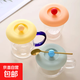 創(chuàng  )意可愛(ài)硅膠蓋子通用圓形杯蓋可放勺兒童通用杯子防塵蓋 防塵杯蓋-隨機顏色 1個(gè)
