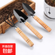 小鏟子種花養花園藝工具種植工具套裝迷你三件套家用鐵鏟手動(dòng)農具 迷你園藝工具-大號三件套-2套