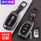 北京現代鑰匙套名圖ix35朗動(dòng)領(lǐng)動(dòng)悅動(dòng)伊蘭特瑞納途勝ix25汽車(chē)殼扣 B款3鍵尾箱-ND皮扣【亮黑色】