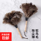 雞毛撣子鴕鳥(niǎo)毛撣家用除塵神器靜電除塵掃灰密絨灰塵清潔打掃清掃 短木柄款鴕羽撣