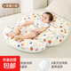 嬰兒枕頭哺乳枕斜坡枕加長(cháng)腿托寶寶枕頭新生兒0-3歲躺喂奶神器a類(lèi) 草莓小兔【升級綁帶防摔款+加長(cháng)腿托】雙面可用 默認