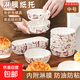 一次性面包紙托耐高溫家用船型紙杯模具防油淋膜腸仔熱狗蛋糕底托 大風(fēng)車(chē)面包托中號 50只